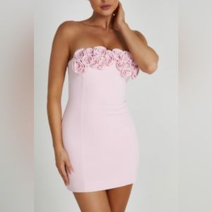 Meshki brooks rose mini dress